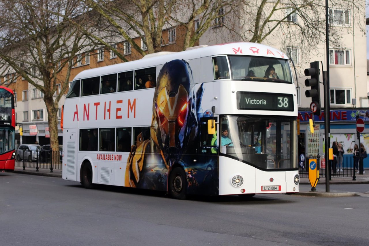 Bus Advertising UK - Anthem Bus Wrap